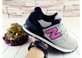 Кроссовки New Balance 574 Grey/Black/Orange? - Фото 8