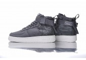 Кроссовки Nike SF Air Force 1 Utility Mid Grey/White - Фото 3