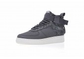 Кроссовки Nike SF Air Force 1 Utility Mid Grey/White - Фото 2