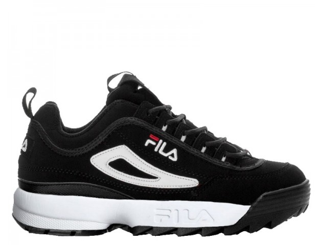 Кроссовки Fila Disruptor II Black/White Pack