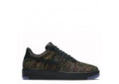 Кроссовки Nike Air Force 1 Low Flyknit Blаck/Bright Crimson - Фото 1