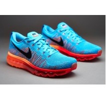 Кроссовки Nike Air Max Flyknit 2015 Blue/Orange 