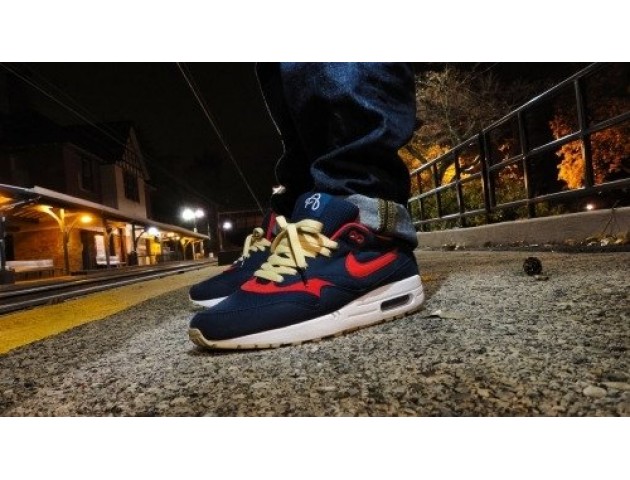 Кроссовки Nike Air Max 87 Omega Pack Obsidian/Sport Red