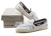Мокасины Lacoste Casual White and Coffee - Фото 3
