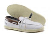 Мокасины Lacoste Casual White and Coffee - Фото 1