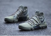 Кроссовки Nike KD 10 Dark Stucco/Anthracite - Фото 5