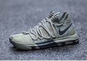 Кроссовки Nike KD 10 Dark Stucco/Anthracite - Фото 6