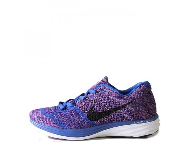 Кроссовки Nike Flyknit Lunar 3 Violet/Blue