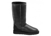 UGG Classic Tall Leather Black II - Фото 5