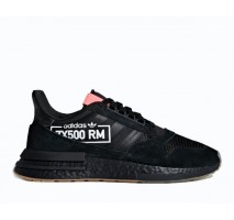 Кроссовки Adidas ZX 500 RM Core Black/Flesh Red