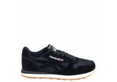 Кроссовки Reebok Classic Suede Black/White - Фото 2