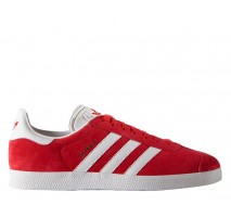 Кроссовки Adidas Gazelle Scarlet/White/Gold