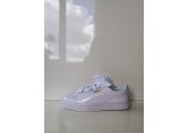 Кроссовки Puma Suede Heart Patent White - Фото 2