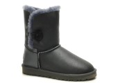 UGG Bailey Button Leather Grey - Фото 3