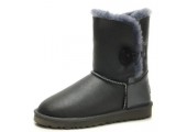 UGG Bailey Button Leather Grey - Фото 2