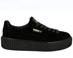 Кроссовки Puma x Rihanna Fenty Creeper Velvet Royal Black Кроссовки Puma x Rihanna Fenty Creeper Velvet Royal Black