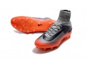 Футбольные бутсы Nike Mercurial Superfly V CR 7 AG-PRO Coll Grey/Metalic Hematit/Wolg Grey - Фото 8