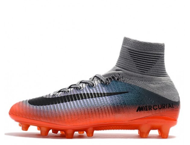 Футбольные бутсы Nike Mercurial Superfly V CR 7 AG-PRO Coll Grey/Metalic Hematit/Wolg Grey