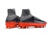 Футбольные бутсы Nike Mercurial Superfly V CR 7 AG-PRO Coll Grey/Metalic Hematit/Wolg Grey - Фото 9