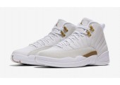 Баскетбольные кроссовки Nike Air Jordan 12 OVO White Gold - Фото 5