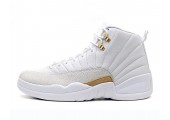 Баскетбольные кроссовки Nike Air Jordan 12 OVO White Gold - Фото 1
