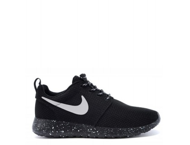 Кроссовки Nike Roshe Run Black/White-Dots