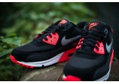 Кроссовки Nike Air Max 90 Black/Red - Фото 4
