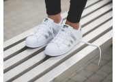 Кроссовки Adidas Superstar White Silver - Фото 7