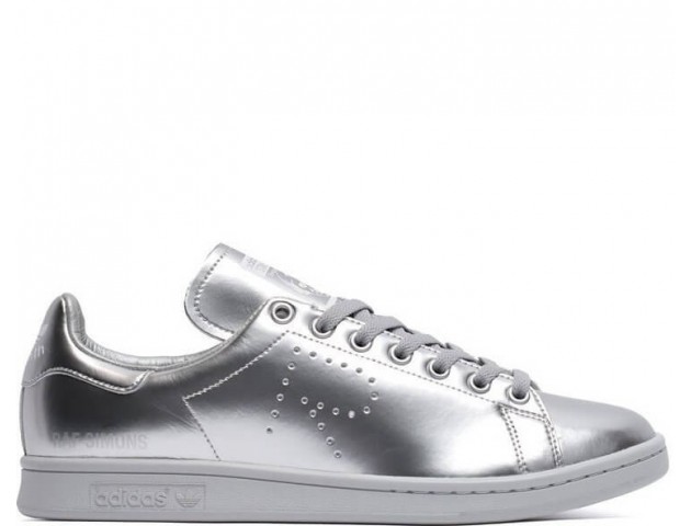 Кроссовки Raf Simons x Adidas Stan Smith Metallic Silver