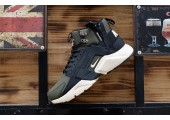 Кроссовки Nike Huarache X Acronym City MID Leather Haki/Black - Фото 2