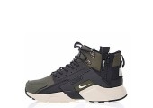 Кроссовки Nike Huarache X Acronym City MID Leather Haki/Black - Фото 1