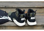 Кроссовки Nike Huarache X Acronym City MID Leather Haki/Black - Фото 4