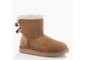 UGG MINI BAILEY BOW II BOOT CHESTNUT - Фото 6