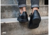 Кроссовки Adidas x Raf Simons Stan Smith Black - Фото 3
