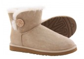 UGG Bailey Button Mini Sand - Фото 5