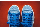 Кроссовки-кеды Pharrell Williams x Adidas Elastic Lace Blue/Cream - Фото 3