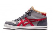 Кроссовки Asics Mexico Winter Grey/Red С МЕХОМ - Фото 3