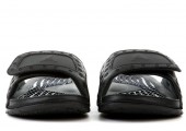 Шлепанцы Air Jordan Hydro 13 All Black - Фото 4