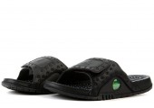 Шлепанцы Air Jordan Hydro 13 All Black - Фото 1