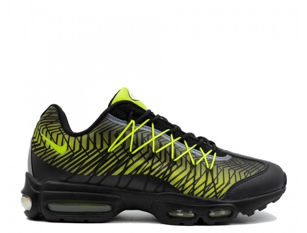 Кроссовки Nike Air Max 95 Ultra Jacquard Black/Lime Green