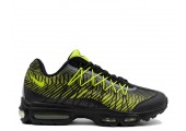 Кроссовки Nike Air Max 95 Ultra Jacquard Black/Lime Green - Фото 4