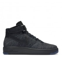 Кроссовки Nike Air Force 1 Ultra Flyknit Mid Dark Grey/Black