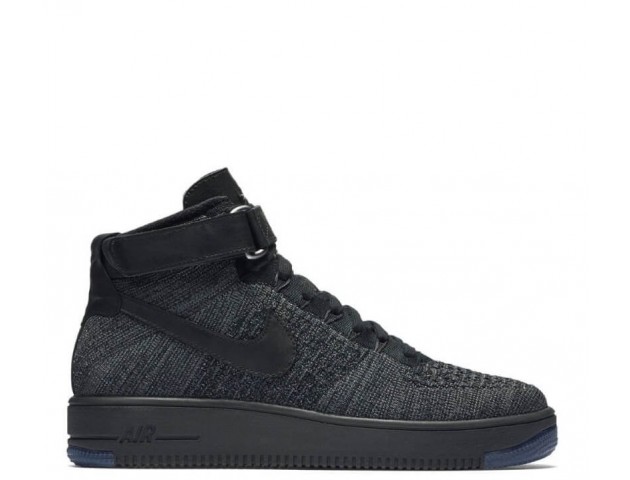 Кроссовки Nike Air Force 1 Ultra Flyknit Mid Dark Grey/Black