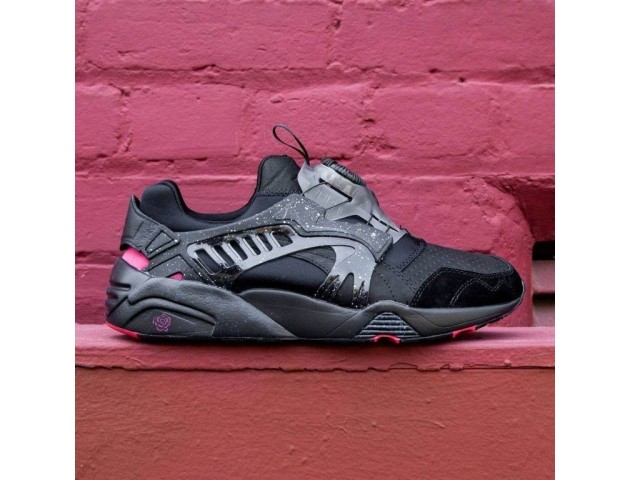 Кроссовки Puma Disk Blaze for Crossover Black/Rose/Red