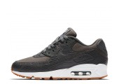 Кроссовки Nike Air Max 90 Premium Dark Grey/Gum Yellow/White - Фото 2
