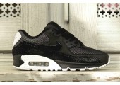 Кроссовки Nike Air Max 90 Premium Black/White & Metallic Silver - Фото 7