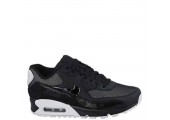 Кроссовки Nike Air Max 90 Premium Black/White & Metallic Silver - Фото 1