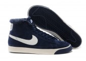 Кроссовки Nike Dunk Hight Navy С МЕХОМ - Фото 4