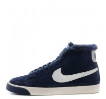 Кроссовки Nike Dunk Hight Navy С МЕХОМ