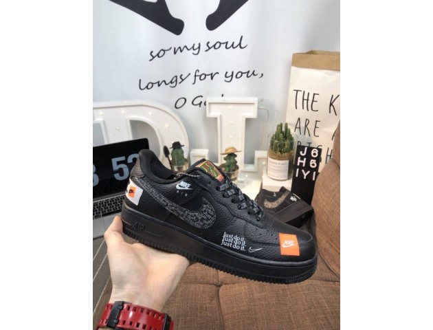 Кроссовки Nike Air Force 1 Low Just Do It Black/White